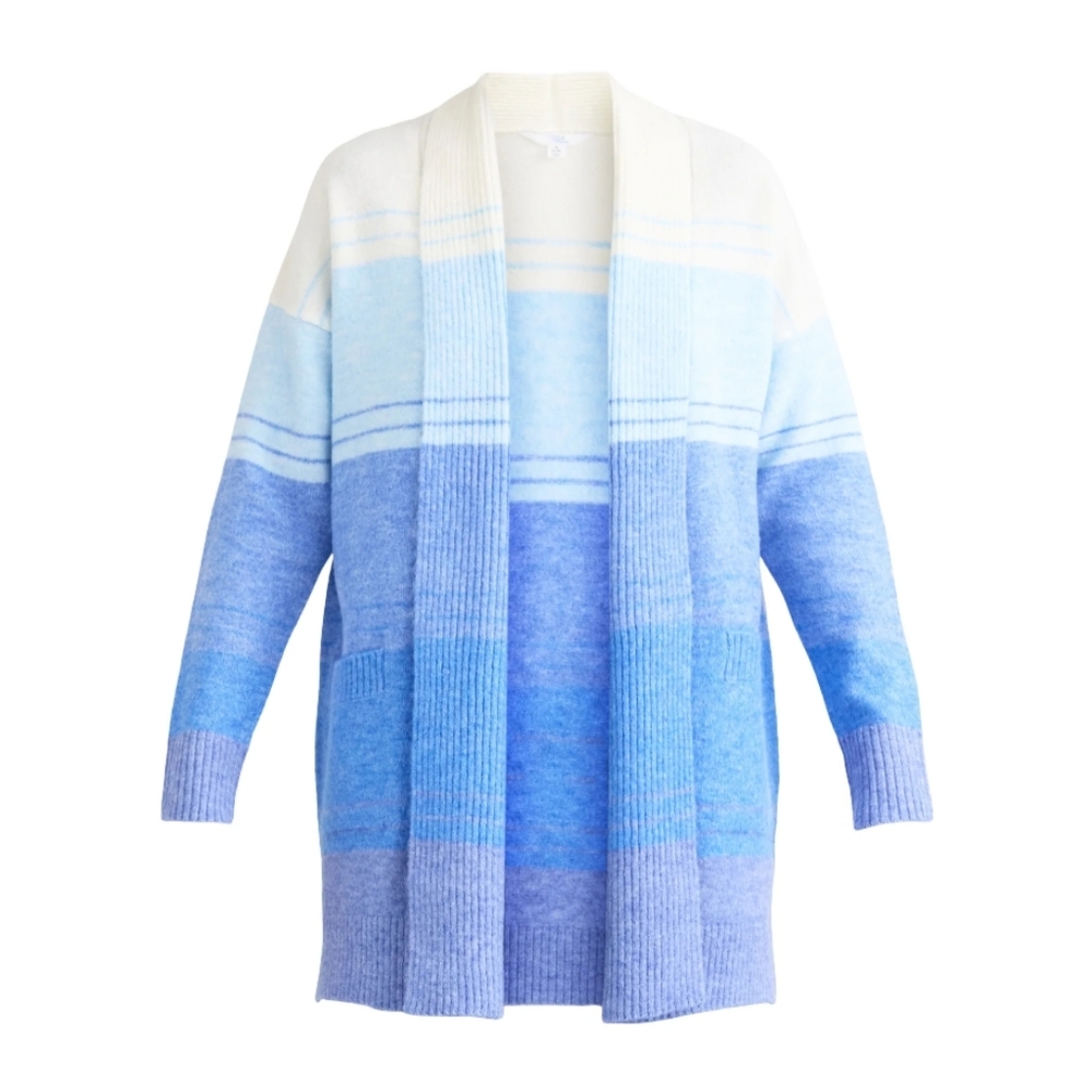 Time and Tru Women's Size XS (0-2) Brushed Longline Cardigan Sweater Midweight